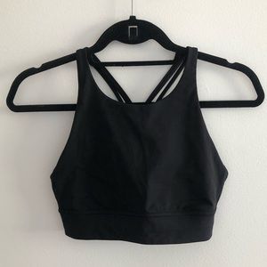 Lululemon x Soulcycle High Neck Sports Bra, Black